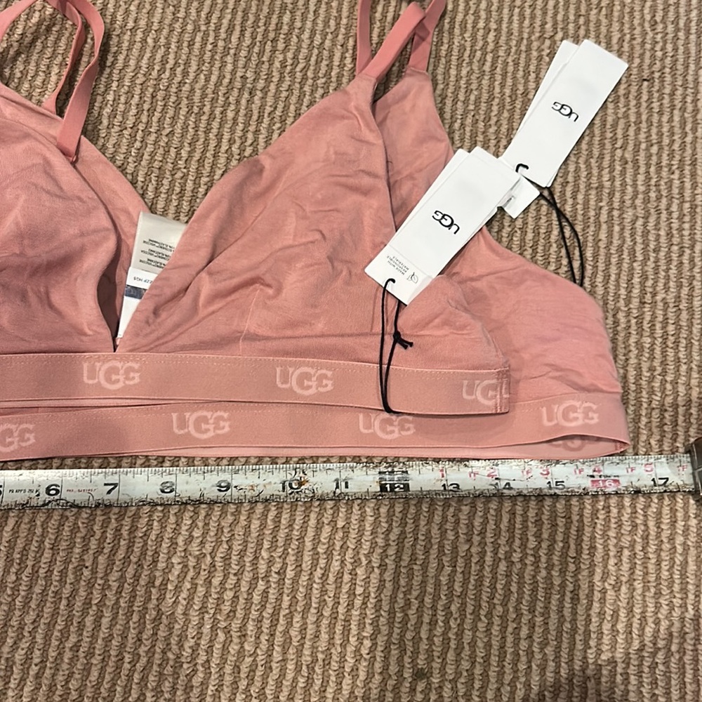 NWT UGG Francis Pink Triangle Bralette Seamless Comfort size M or XL - Picture 12 of 14